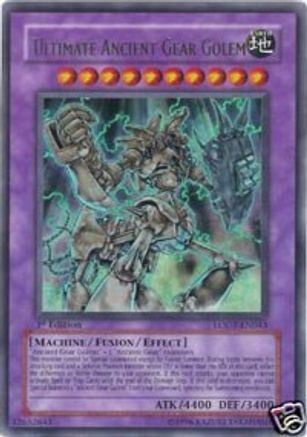 Ultimate Ancient Gear Golem (LODT-EN043) - Light of Destruction 1st Edition - Premium Yugioh Single from Konami - Just $6.64! Shop now at Game Crave Tournament Store