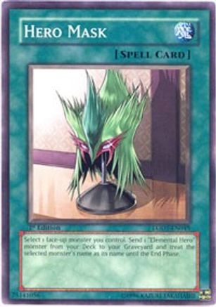 Hero Mask (LODT-EN045) - Light of Destruction 1st Edition - Premium Yugioh Single from Konami - Just $0.30! Shop now at Game Crave Tournament Store
