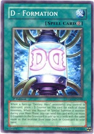 D - Formation (LODT-EN048) - Light of Destruction Unlimited - Premium Yugioh Single from Konami - Just $0.25! Shop now at Game Crave Tournament Store