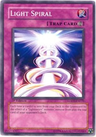 Light Spiral (LODT-EN070) - Light of Destruction 1st Edition - Premium Yugioh Single from Konami - Just $0.46! Shop now at Game Crave Tournament Store