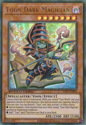 Toon Dark Magician (STP3-EN004) - Speed Duel: Tournament Pack 3 Unlimited - Premium Yugioh Single from Konami - Just $23.29! Shop now at Game Crave Tournament Store