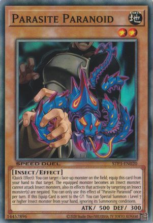 Parasite Paranoid (STP3-EN020) - Speed Duel: Tournament Pack 3 Unlimited - Premium Yugioh Single from Konami - Just $0.54! Shop now at Game Crave Tournament Store