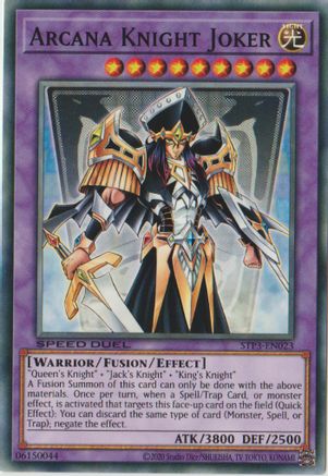 Arcana Knight Joker (STP3-EN023) - Speed Duel: Tournament Pack 3 Unlimited - Premium Yugioh Single from Konami - Just $1.20! Shop now at Game Crave Tournament Store