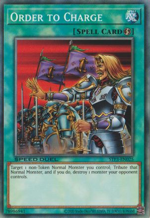Order to Charge (STP3-EN025) - Speed Duel: Tournament Pack 3 Unlimited - Premium Yugioh Single from Konami - Just $0.25! Shop now at Game Crave Tournament Store