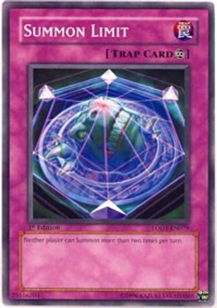 Summon Limit (LODT-EN079) - Light of Destruction 1st Edition - Premium Yugioh Single from Konami - Just $0.32! Shop now at Game Crave Tournament Store
