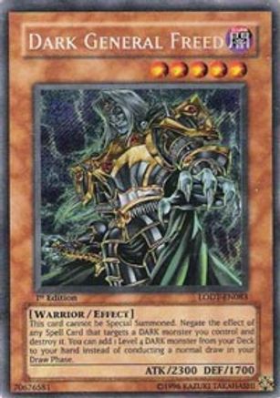 Dark General Freed (LODT-EN083) - Light of Destruction Unlimited - Premium Yugioh Single from Konami - Just $0.99! Shop now at Game Crave Tournament Store