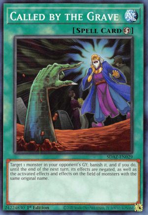 Called by the Grave (SDAZ-EN029) - Structure Deck: Albaz Strike 1st Edition - Premium Yugioh Single from Konami - Just $0.40! Shop now at Game Crave Tournament Store