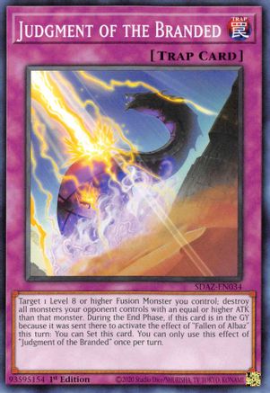 Game Crave Tournament Store - Judgment of the Branded (SDAZ-EN034)