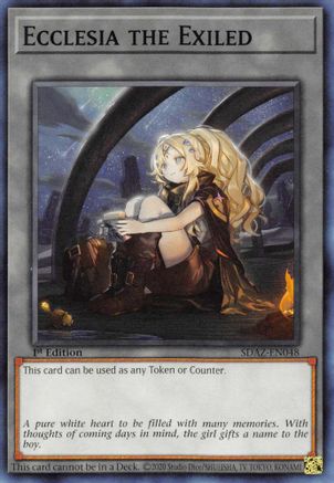Ecclesia the Exiled (SDAZ-EN048) - Structure Deck: Albaz Strike 1st Edition - Premium Yugioh Single from Konami - Just $0.25! Shop now at Game Crave Tournament Store
