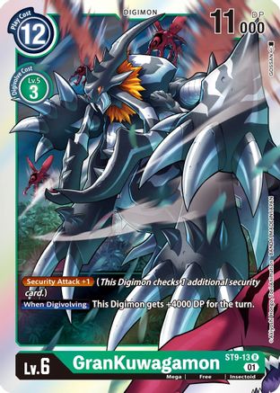 GranKuwagamon (ST9-13) - Starter Deck 09: Ultimate Ancient Dragon Foil - Premium Digimon Single from Bandai - Just $0.25! Shop now at Game Crave Tournament Store