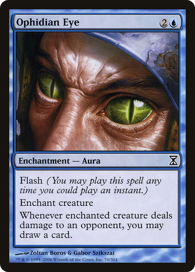Ophidian Eye (TSP-070) - Time Spiral - Premium MTG Single from Wizards of the Coast - Just $10.35! Shop now at Game Crave Tournament Store