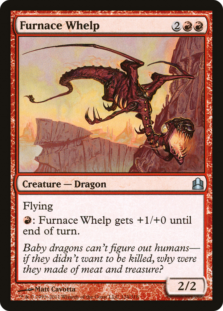 Furnace Whelp (CMD-124) - Commander 2011 - Premium MTG Single from Wizards of the Coast - Just $0.08! Shop now at Game Crave Tournament Store