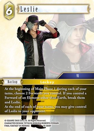 leslie (EMISSARIES OF LIGHT) - Premium Final Fantasy Single from Emissaries of Light - Just $0.25! Shop now at Game Crave Tournament Store