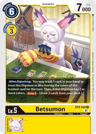 Betsumon (BT8-040) - New Awakening - Premium Digimon Single from Bandai - Just $0.25! Shop now at Game Crave Tournament Store