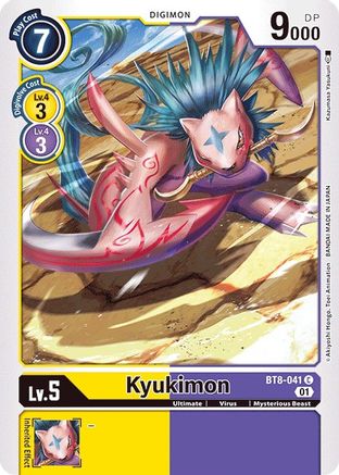 Kyukimon (BT8-041) - New Awakening - Premium Digimon Single from Bandai - Just $0.08! Shop now at Game Crave Tournament Store