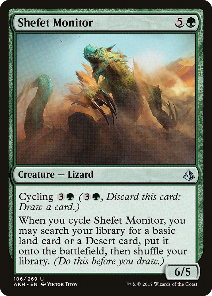 Shefet Monitor (AKH-186) - Amonkhet - Premium MTG Single from Wizards of the Coast - Just $0.25! Shop now at Game Crave Tournament Store