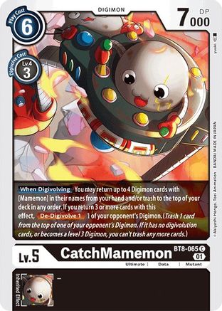 CatchMamemon (BT8-065) - New Awakening - Premium Digimon Single from Bandai - Just $0.25! Shop now at Game Crave Tournament Store