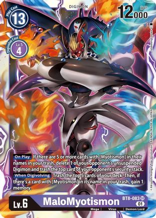 Game Crave Tournament Store - MaloMyotismon (BT8-083)
