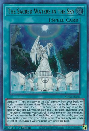 The Sacred Waters in the Sky (GFP2-EN013) - Ghosts From the Past: The 2nd Haunting 1st Edition - Premium Yugioh Single from Konami - Just $0.26! Shop now at Game Crave Tournament Store