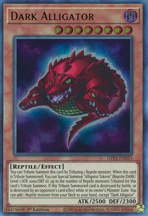 Dark Alligator (GFP2-EN033) - Ghosts From the Past: The 2nd Haunting 1st Edition - Premium Yugioh Single from Konami - Just $0.25! Shop now at Game Crave Tournament Store