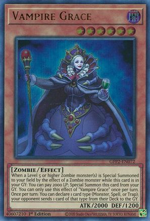 Vampire Grace (GFP2-EN072) - Ghosts From the Past: The 2nd Haunting 1st Edition - Premium Yugioh Single from Konami - Just $0.25! Shop now at Game Crave Tournament Store
