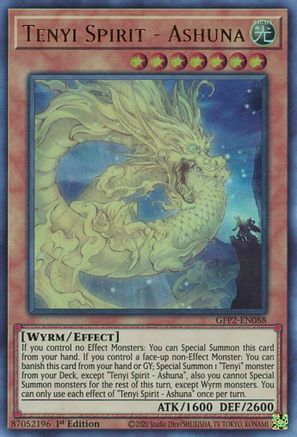 Tenyi Spirit - Ashuna (GFP2-EN088) - Ghosts From the Past: The 2nd Haunting 1st Edition - Premium Yugioh Single from Konami - Just $0.25! Shop now at Game Crave Tournament Store