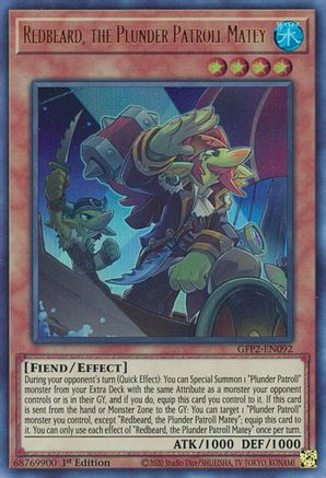 Redbeard, the Plunder Patroll Matey (GFP2-EN092) - Ghosts From the Past: The 2nd Haunting 1st Edition - Premium Yugioh Single from Konami - Just $0.25! Shop now at Game Crave Tournament Store