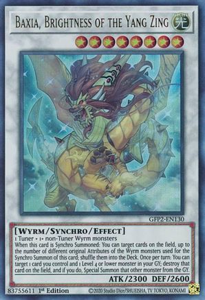 Game Crave Tournament Store - Baxia, Brightness of the Yang Zing  (GFP2-EN130)