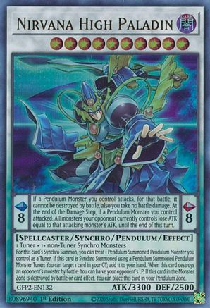 Nirvana High Paladin (GFP2-EN132) - Ghosts From the Past: The 2nd Haunting 1st Edition - Premium Yugioh Single from Konami - Just $0.25! Shop now at Game Crave Tournament Store