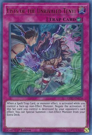 Fists of the Unrivaled Tenyi (GFP2-EN174) - Ghosts From the Past: The 2nd Haunting 1st Edition - Premium Yugioh Single from Konami - Just $0.25! Shop now at Game Crave Tournament Store
