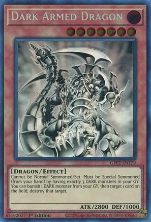 Dark Armed Dragon (Ghost Rare) (GFP2-EN179) - Ghosts From the Past: The 2nd Haunting 1st Edition - Premium Yugioh Single from Konami - Just $31.14! Shop now at Game Crave Tournament Store