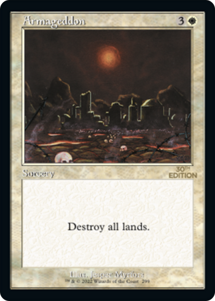 Armageddon (30A-299) - 30th Anniversary Edition - Premium MTG Single from Wizards of the Coast - Just $36! Shop now at Game Crave Tournament Store
