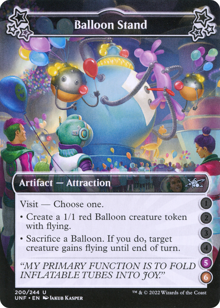 Balloon Stand (UNF-200D) - Unfinity Foil - Premium MTG Single from Wizards of the Coast - Just $0.30! Shop now at Game Crave Tournament Store