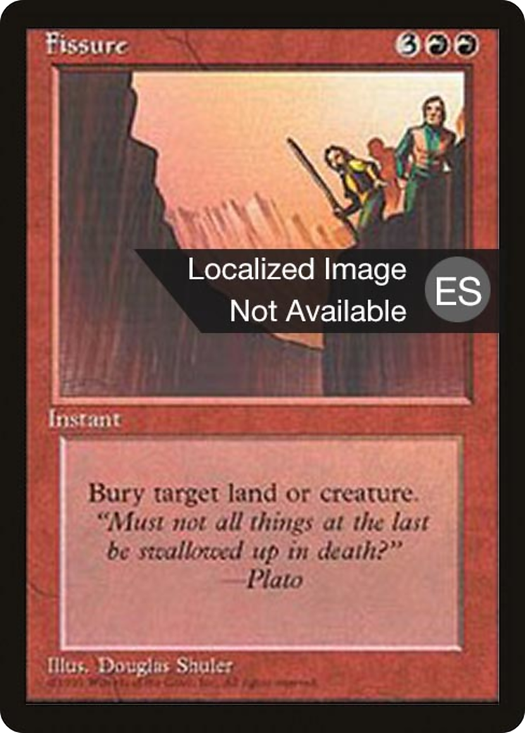 Fissure (4BB-194) - Fourth Edition Foreign Black Border - Premium MTG Single from Wizards of the Coast - Just $0.12! Shop now at Game Crave Tournament Store
