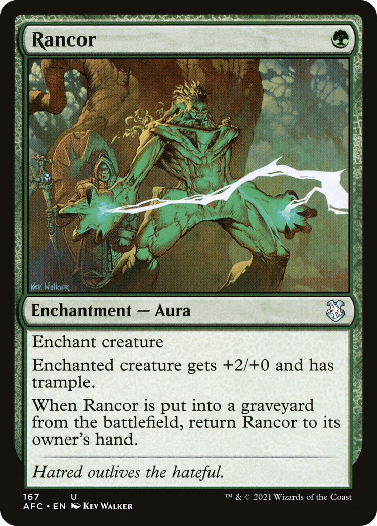 Rancor (AFC-167) - Forgotten Realms Commander - Premium MTG Single from Wizards of the Coast - Just $0.65! Shop now at Game Crave Tournament Store