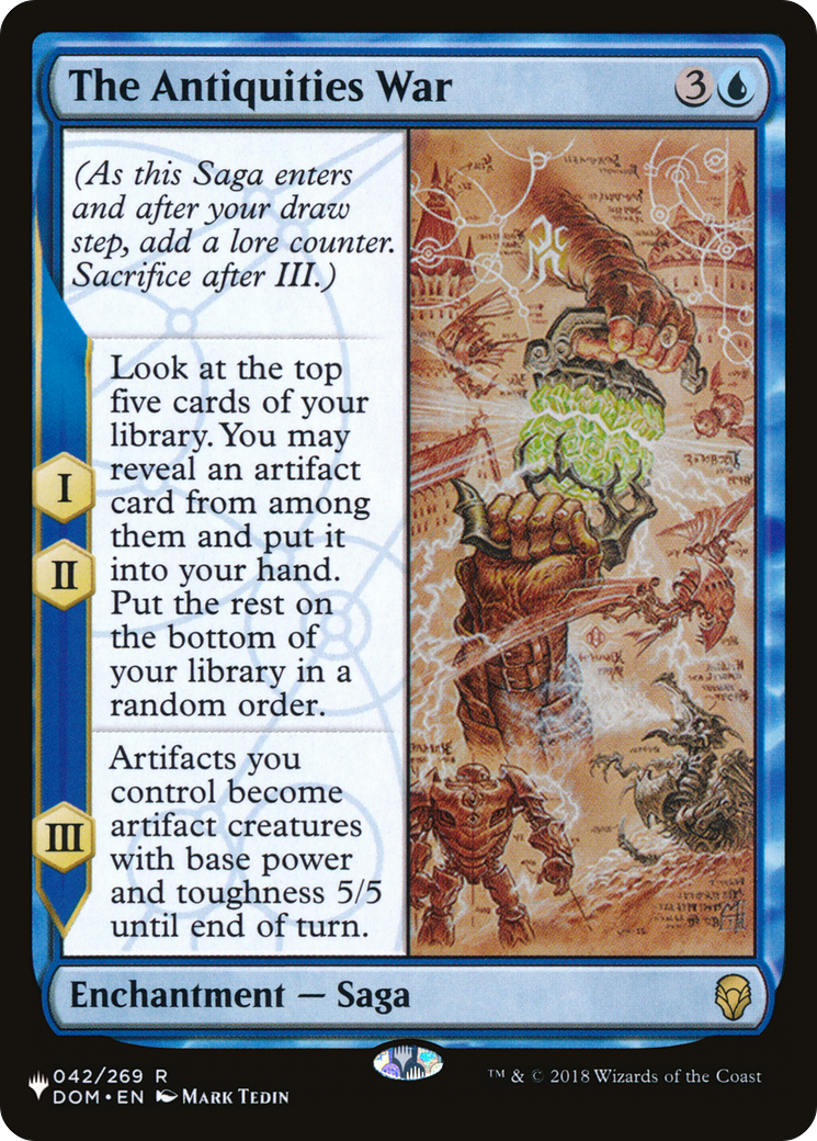 The Antiquities War (PLIST-899) - The List - Premium MTG Single from Wizards of the Coast - Just $0.08! Shop now at Game Crave Tournament Store