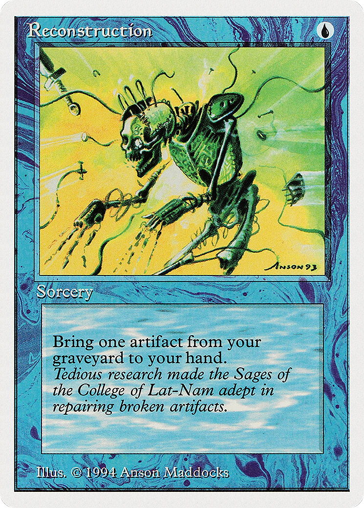 Reconstruction (SUM-077) - Summer Magic / Edgar - Premium MTG Single from Wizards of the Coast - Just $0.08! Shop now at Game Crave Tournament Store