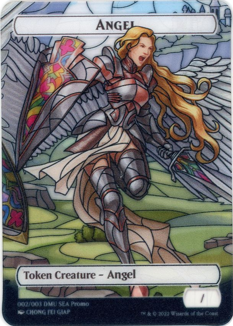 Angel (PTDMU-002) - Dominaria United Southeast Asia Tokens: (Full Art) - Premium MTG Single from Wizards of the Coast - Just $0! Shop now at Game Crave Tournament Store