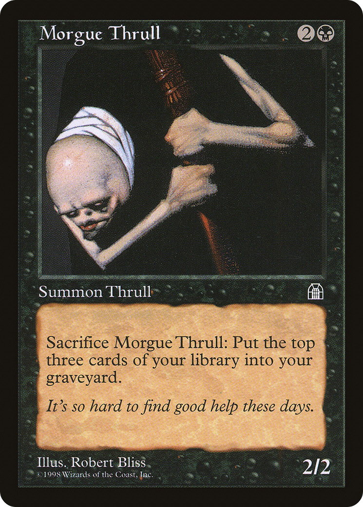 Morgue Thrull (STH-065) - Stronghold - Premium MTG Single from Wizards of the Coast - Just $0.08! Shop now at Game Crave Tournament Store