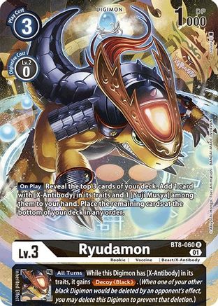 Ryudamon (Alternate Art) (BT8-060) - New Awakening Foil - Premium Digimon Single from Bandai - Just $7.16! Shop now at Game Crave Tournament Store