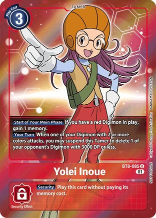 Yolei Inoue (Box Topper) (BT8-085) - New Awakening Foil - Premium Digimon Single from Bandai - Just $0.08! Shop now at Game Crave Tournament Store