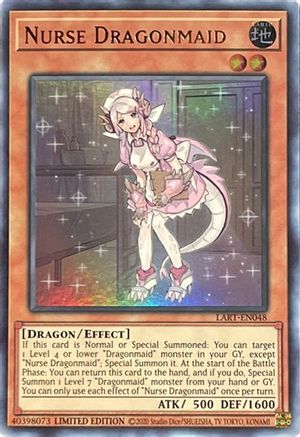 Nurse Dragonmaid (LART-EN048) - The Lost Art Promotion Limited - Premium Yugioh Single from Konami - Just $3.89! Shop now at Game Crave Tournament Store