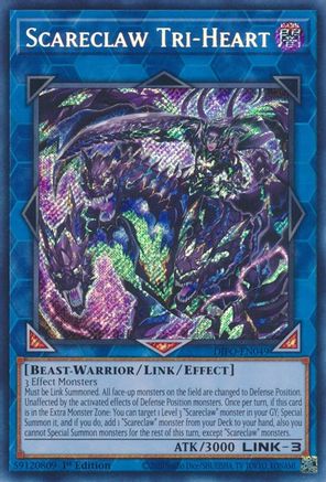 Scareclaw Tri-Heart (DIFO-EN049) - Dimension Force 1st Edition - Premium Yugioh Single from Konami - Just $0.52! Shop now at Game Crave Tournament Store