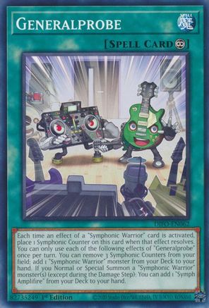 Generalprobe (DIFO-EN062) - Dimension Force 1st Edition - Premium Yugioh Single from Konami - Just $0.08! Shop now at Game Crave Tournament Store