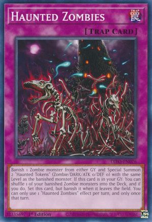 Haunted Zombies (DIFO-EN076) - Dimension Force 1st Edition - Premium Yugioh Single from Konami - Just $0.25! Shop now at Game Crave Tournament Store