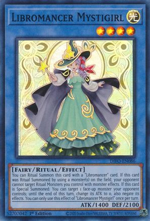 Libromancer Mystigirl (DIFO-EN086) - Dimension Force 1st Edition - Premium Yugioh Single from Konami - Just $0.25! Shop now at Game Crave Tournament Store