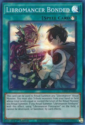 Libromancer Bonded (DIFO-EN089) - Dimension Force 1st Edition - Premium Yugioh Single from Konami - Just $0.25! Shop now at Game Crave Tournament Store