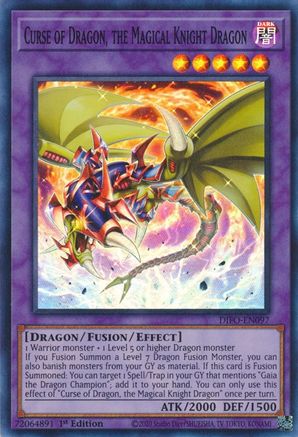 Curse of Dragon, the Magical Knight Dragon (DIFO-EN097) - Dimension Force 1st Edition - Premium Yugioh Single from Konami - Just $0.23! Shop now at Game Crave Tournament Store