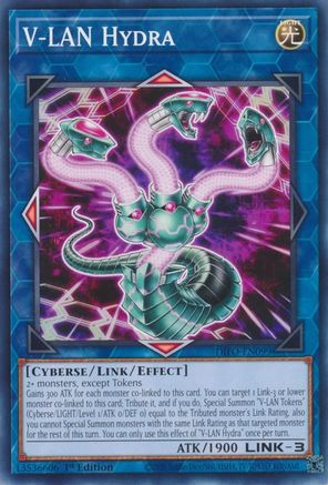 V-LAN Hydra (DIFO-EN099) - Dimension Force 1st Edition - Premium Yugioh Single from Konami - Just $0.09! Shop now at Game Crave Tournament Store