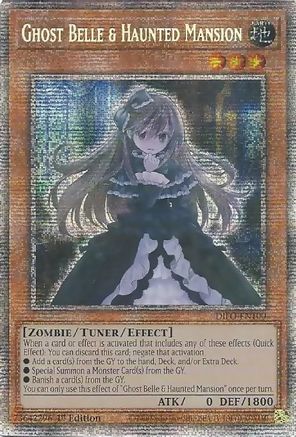 Ghost Belle & Haunted Mansion (Starlight Rare) (DIFO-EN100) - Dimension Force 1st Edition - Premium Yugioh Single from Konami - Just $75.34! Shop now at Game Crave Tournament Store